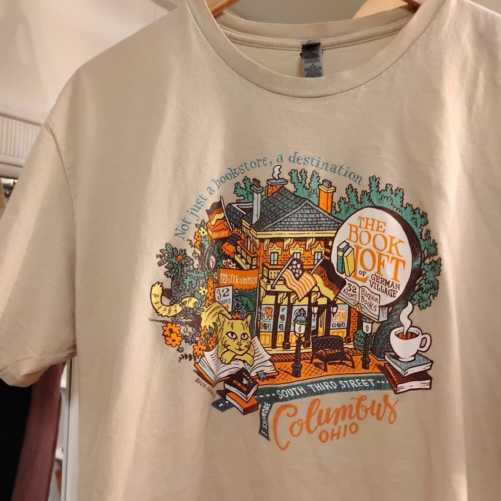 The Book Loft of German Village Tee Shirt -Size XL